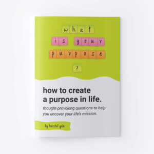 how to create a purpose