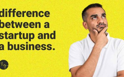 what is the difference between startup and business?